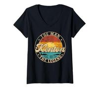 Mujer KENTON The Man The Myth The Legend First Name Camiseta Cuello V