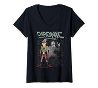 Mujer Kevin Smith Jay & Silent Bob Navidad Crónica Maravilla Animada Camiseta Cuello V