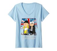 Mujer Kevin Smith Jay & Silent Bob-Nuts Remix De Hiz-House Excl Reino Unido Camiseta Cuello V