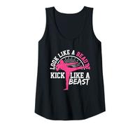 Mujer Kick Boxing - Artes Marciales Karate Girl MMA Regalo Camiseta sin Mangas