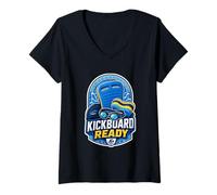 Mujer Kickboard Ready Natación Camiseta Cuello V
