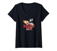 Mujer Kim Jong Un North Korea Rocket Man Camiseta Donald Trump Camiseta Cuello V