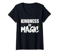 Mujer Kindness is Magic, Be Kind diseño es perfecto para cualquier persona Camiseta Cuello V