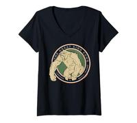 Mujer King Kong Skull Island Legend Monster New York Movie Classic Camiseta Cuello V