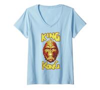 Mujer King Kong Skull Island MonsterVerse Titanus Ape Película Titán Camiseta Cuello V
