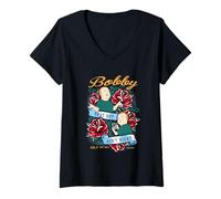 Mujer King Of The Hill Bobby That Boy Ain't Right Tattoo Poster Camiseta Cuello V
