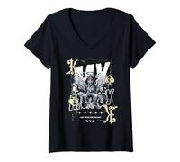 Mujer King Spades :-: Funny Poker Player Design Here For The Pot Camiseta Cuello V