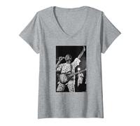 Mujer King Sunny Adé y Sus ritmos africanos en Vivo Michael Grecco Camiseta Cuello V