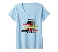 Mujer Knight Rider Nadie me Dice Que lo Haga el Coche Camiseta Cuello V