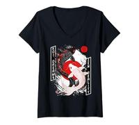 Mujer Koi Dreams, Zen Reality Camiseta Cuello V