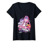 Mujer KPOP Demon Hunters Rumi Scrapbook Star Camiseta Cuello V