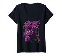 Mujer KPOP Demon Hunters Saja Boys Flames Camiseta Cuello V