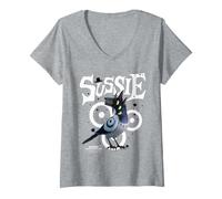 Mujer KPOP Demon Hunters Sussie The Bird Camiseta Cuello V