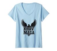 Mujer Krav Maga Camiseta Cuello V