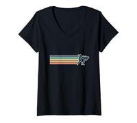 Mujer Krav Maga es Defensa Personal Camiseta Cuello V