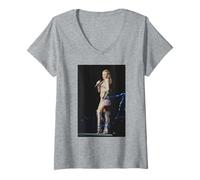 Mujer Kylie Minogue KylieFever2002 Tour En Vivo En Cardiff Camiseta Cuello V
