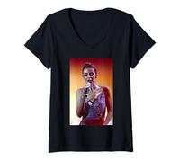 Mujer Kylie Minogue Live Manchester Apollo en una noche como esta Camiseta Cuello V