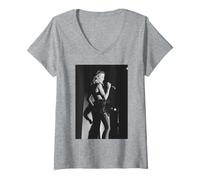 Mujer Kylie Minogue Live Ritzy Discotheque Disco In Dream Tour Camiseta Cuello V