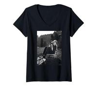 Mujer La Actriz de Laura Palmer Sheryl Lee Twin Peaks de Michael Grecco Camiseta Cuello V