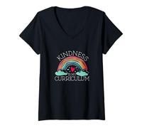 Mujer La bondad es mi Plan de Estudios para Maestros de educación Especial Camiseta Cuello V