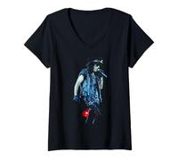 Mujer La cantante de School Out Alice Cooper Hey Stoopid Tour Wembley Camiseta Cuello V