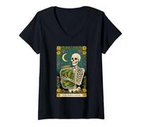 Mujer La Carta del Tarot del Amante de los Pepin Camiseta Cuello V
