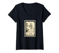 Mujer La Carta del Tarot del Bibliotecario - Spooky Gothic Library Books Read Camiseta Cuello V