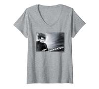 Mujer La Cura Robert Smith Live Disintegration Era Phil Nicholls Camiseta Cuello V
