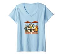 Mujer La Empresa Familiar Camiseta Cuello V