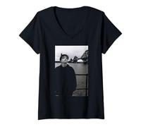 Mujer La Foto de Fall Mark E Smith por AJ Barratt Camiseta Cuello V