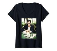 Mujer La Gira de Nick Cave y los Bad Seeds en 1997 por Phil Nicholls Camiseta Cuello V