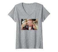 Mujer La Leyenda de la Comedia de Rik Mayall Bottom Young Ones Drop Dead Fred Camiseta Cuello V