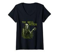 Mujer La Leyenda Estadounidense de los Fantasmas de Bell Witch Spirit of Tennessee Camiseta Cuello V