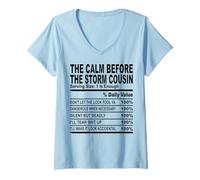 Mujer La Llamada primos sarcásticos primos para Hombres Mujeres diversión Familia Camiseta Cuello V