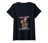 Mujer La mayoría de mis Amigos Son Animales (Declaración Vegetariana Vegana) Camiseta Cuello V