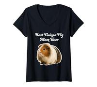 Mujer La Mejor mamá de Conejillo de Indias - Conejillos de Indias peruanos Camiseta Cuello V