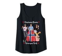 Mujer La Mitad Sexy de Norwegian Roots Heritage, cultivada en Estados Unidos Camiseta sin Mangas