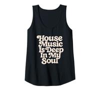 Mujer La música House está en lo Profundo de mi Alma Camiseta sin Mangas