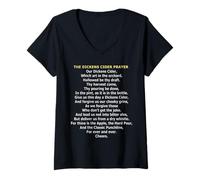 Mujer La oración de la Sidra Dickens Camiseta Cuello V