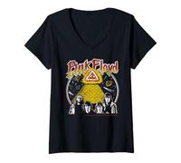 Mujer La pirámide de Pink Floyd: Ojo Que Todo lo ve: Roca cósmica Camiseta Cuello V