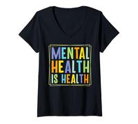 Mujer La Salud Mental es Salud Camiseta Cuello V