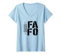 Mujer LA Temporada DE FAFO AÚN NO CANSADA DE Confiar EN Este Proceso Camiseta Cuello V