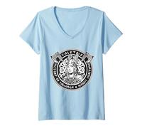 Mujer La Victoria de Valkyrie o la Herencia nórdica del Valhalla Camiseta Cuello V