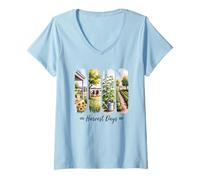 Mujer La vida en la granja es la vida para mí Camiseta Cuello V