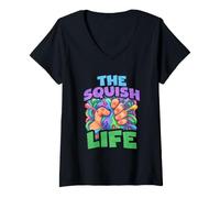 Mujer La Vida Squish Camiseta Cuello V