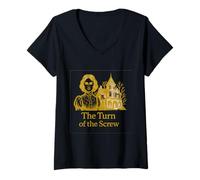 Mujer La Vuelta a la Vid, un Cuento obsesionante Psicológico gótico Camiseta Cuello V