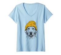 Mujer Labrador New Mexico Camiseta Cuello V