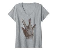 Mujer Lado Oeste, Costa Oeste, W, Lado Oeste, Hip-Hop, Bahía, Cali, Izquierda Camiseta Cuello V