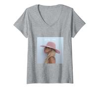 Mujer Lady Gaga - Álbum de arte oficial de Joanne Camiseta Cuello V