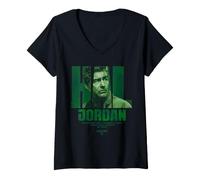 Mujer Lanterns HAL Jordan Big Name Camiseta Cuello V